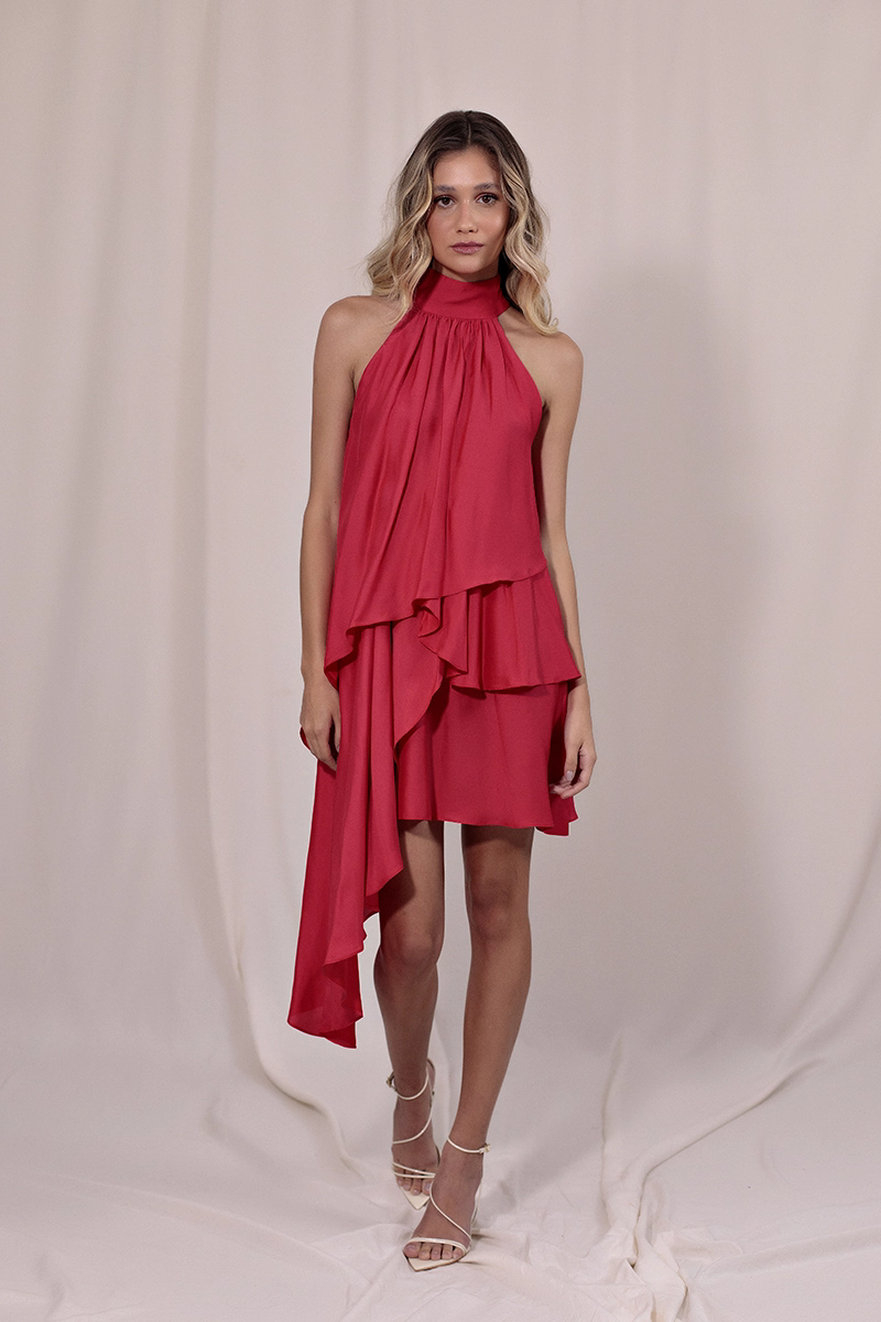 Vestido Gorgônia Vermelho