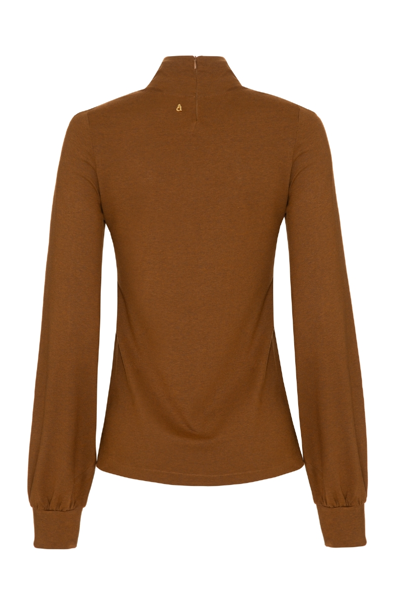 Blusa Café Caramelo