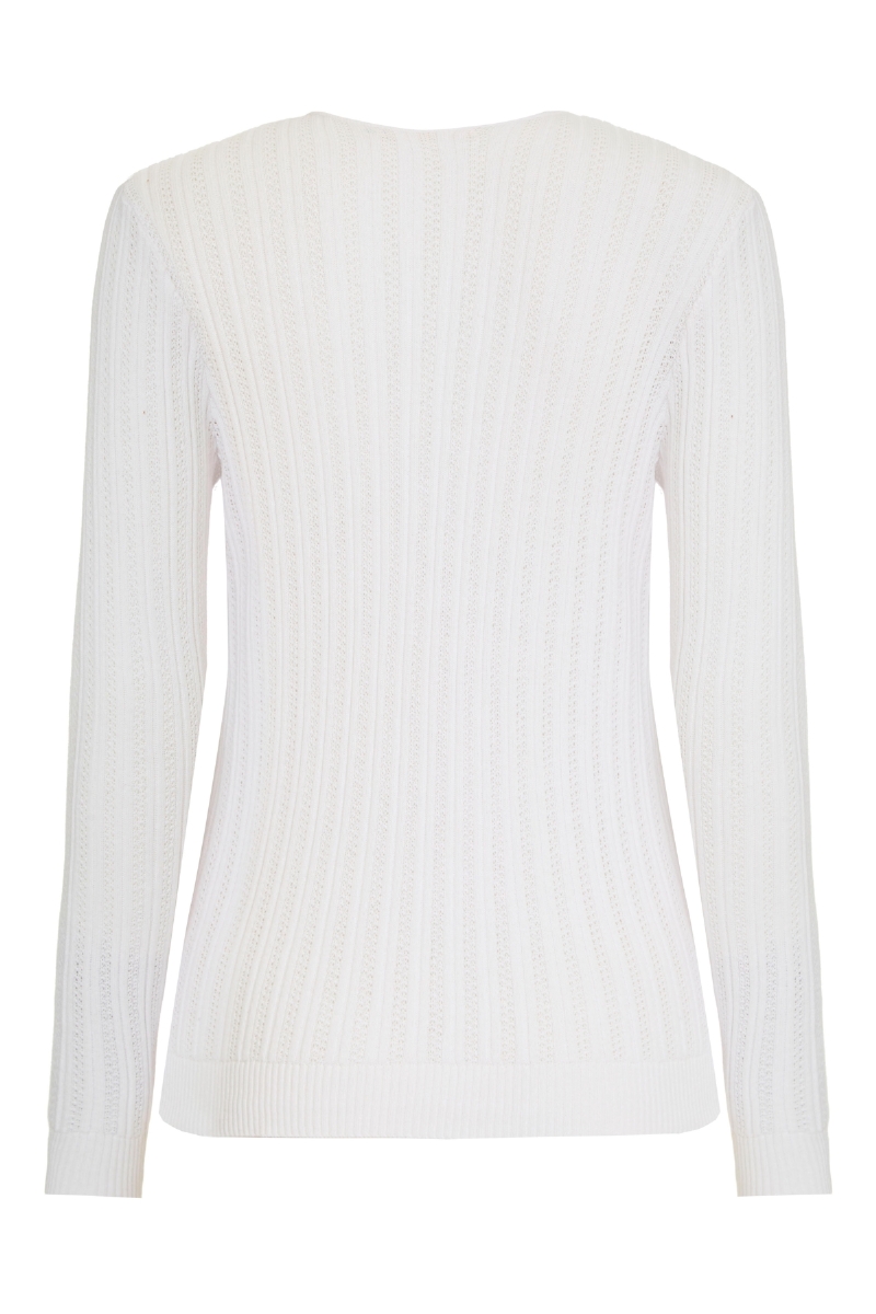 Casaco de Tricot Aconchego Branco