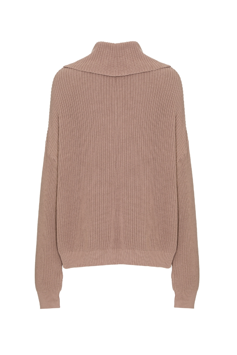 Blusa de Tricot Essência Bege