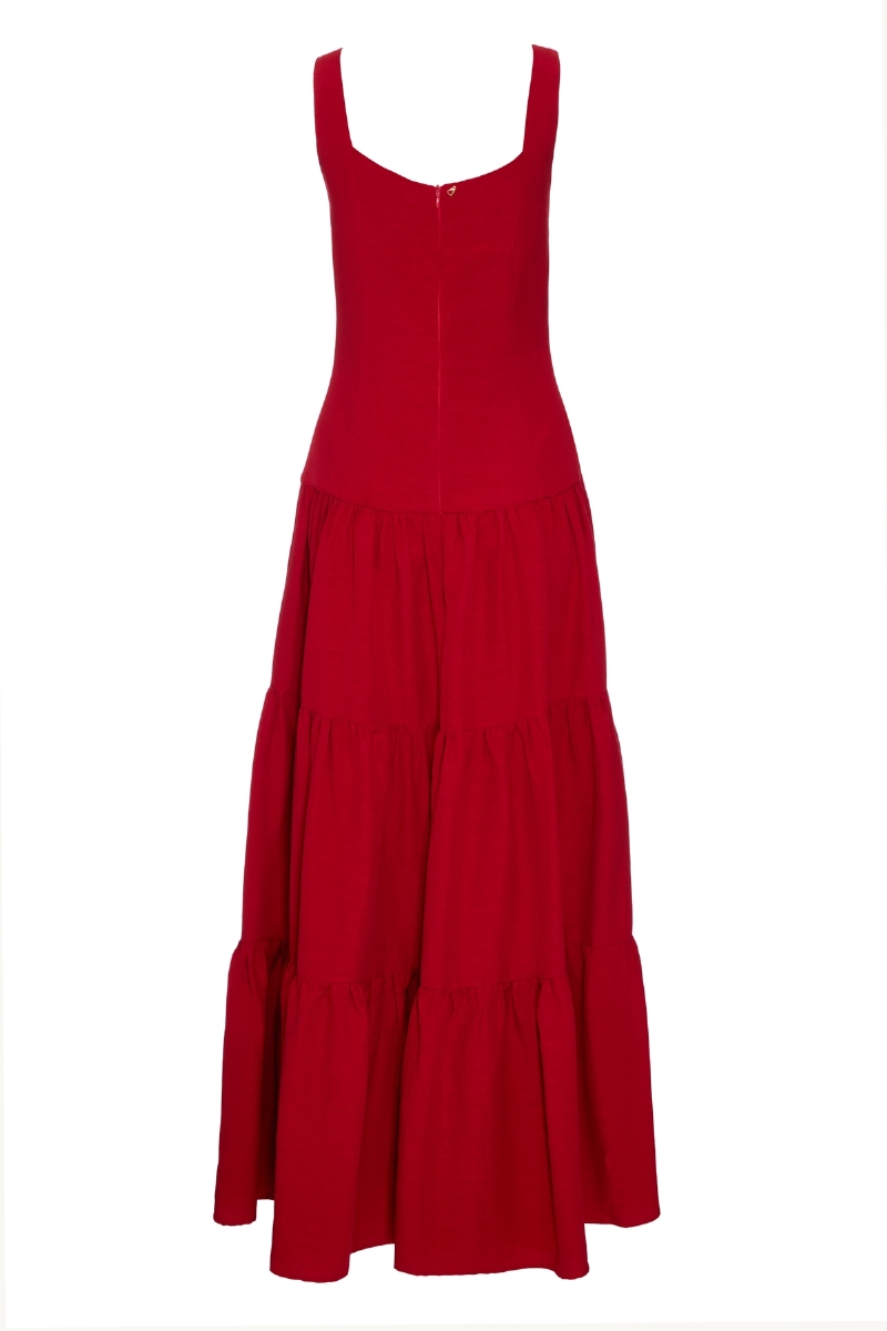 Vestido Alvorada Vermelho