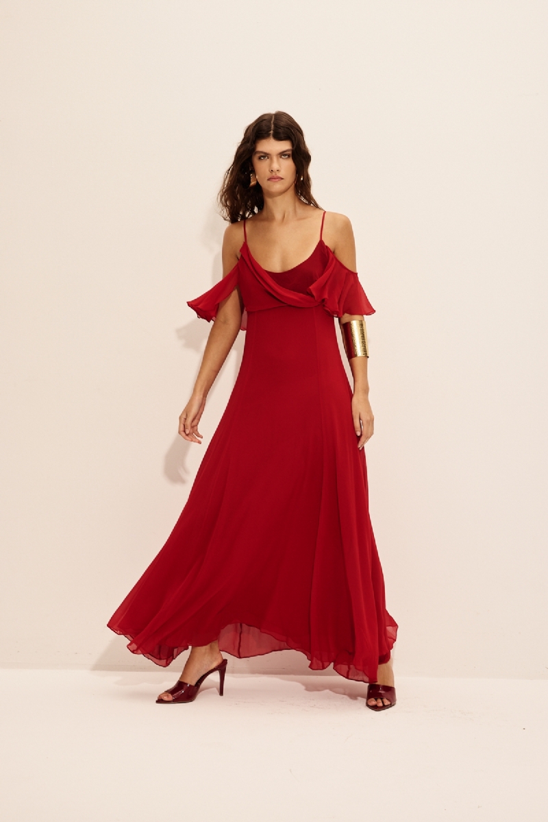 Vestido Calçadão Vermelho