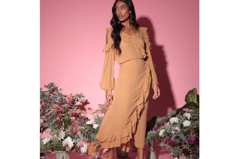 Calça Cacau em Seda Bege