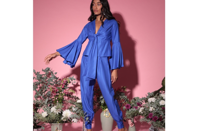 Blusa Amazônia Azul Ara Bleu