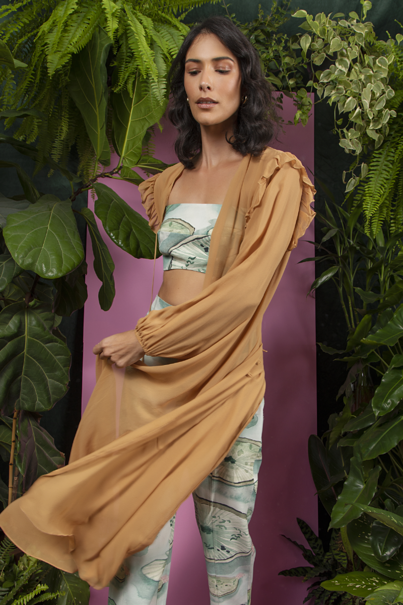 Túnica Vitória-Régia Bege