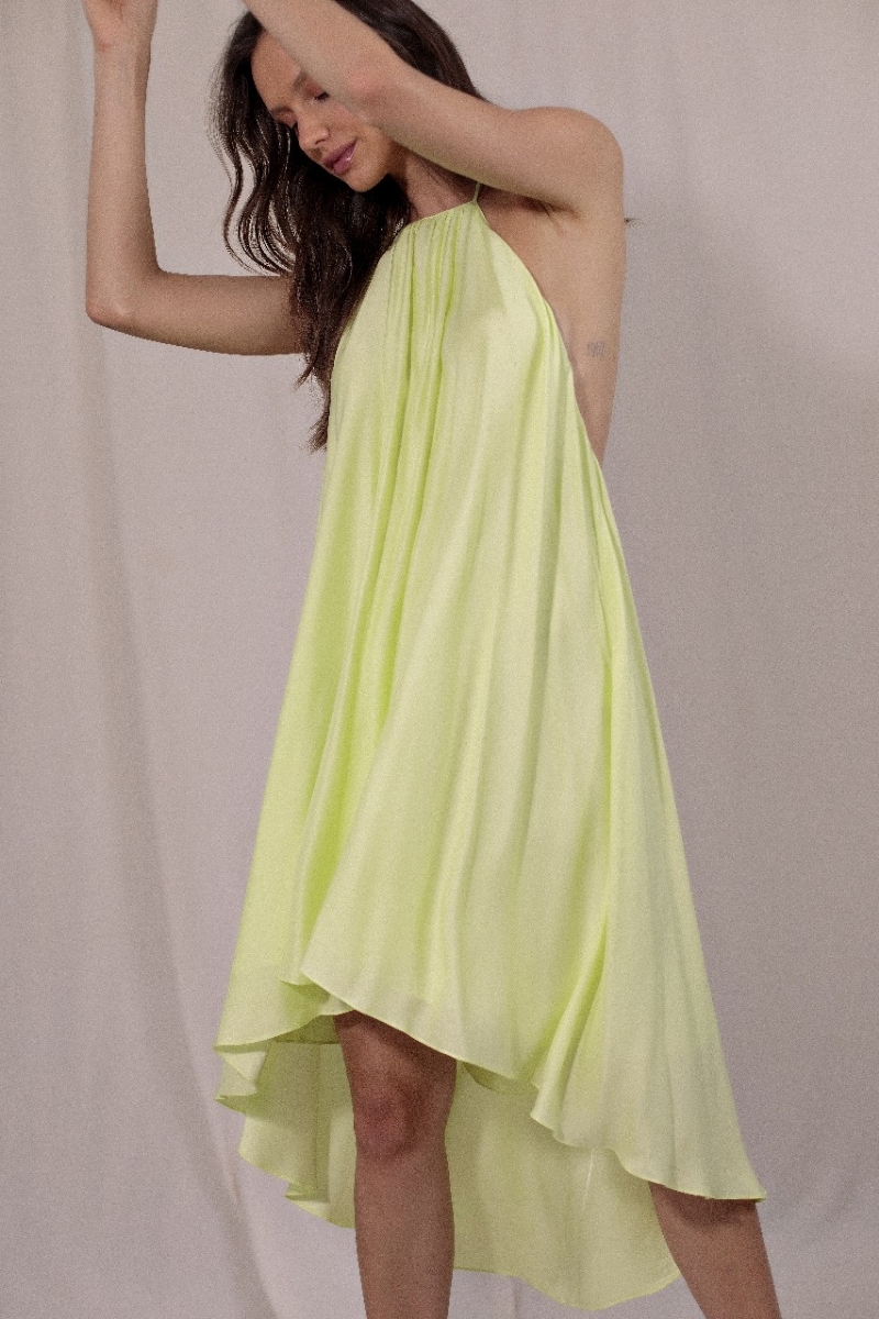 Vestido Maré Verde Lima