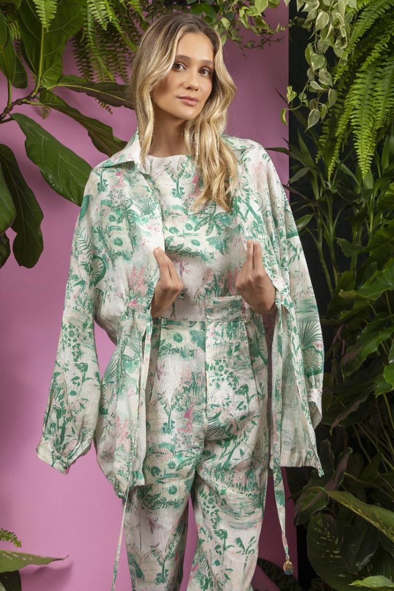Parka Vitória Estampa Lenda Vitória-Régia