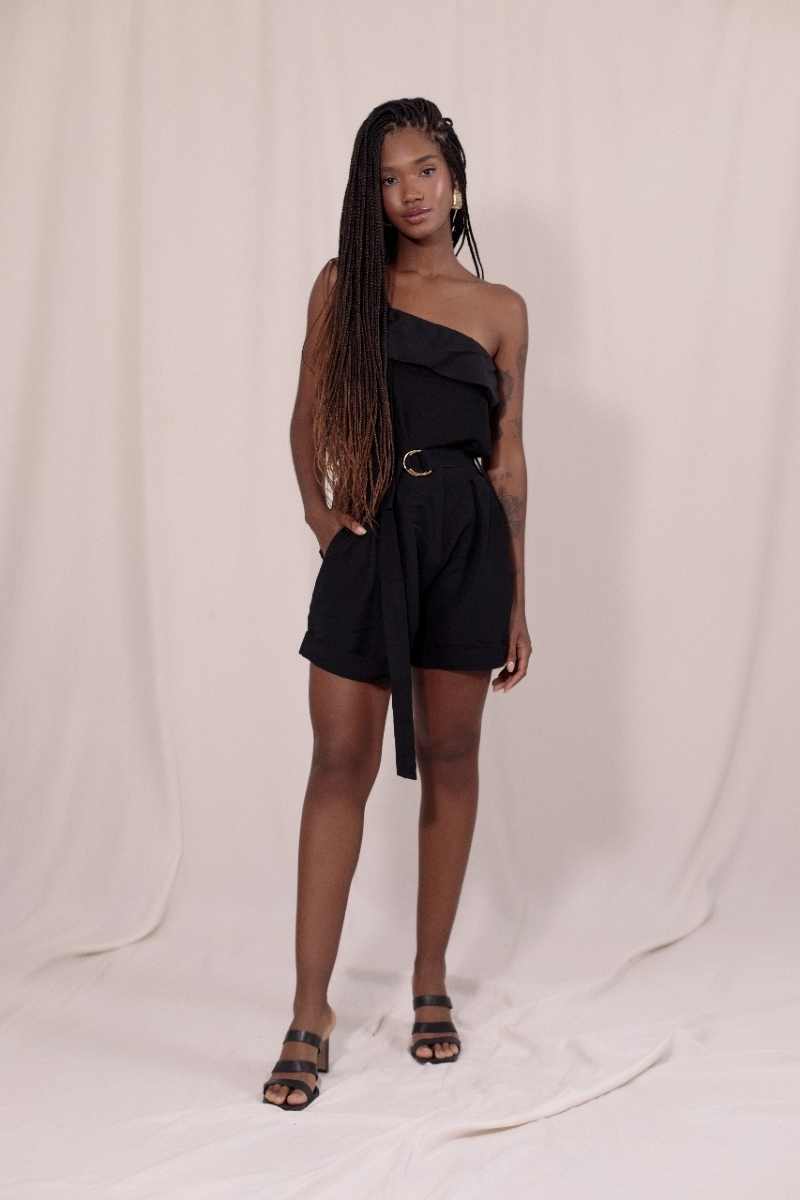 Short Boldró Preto