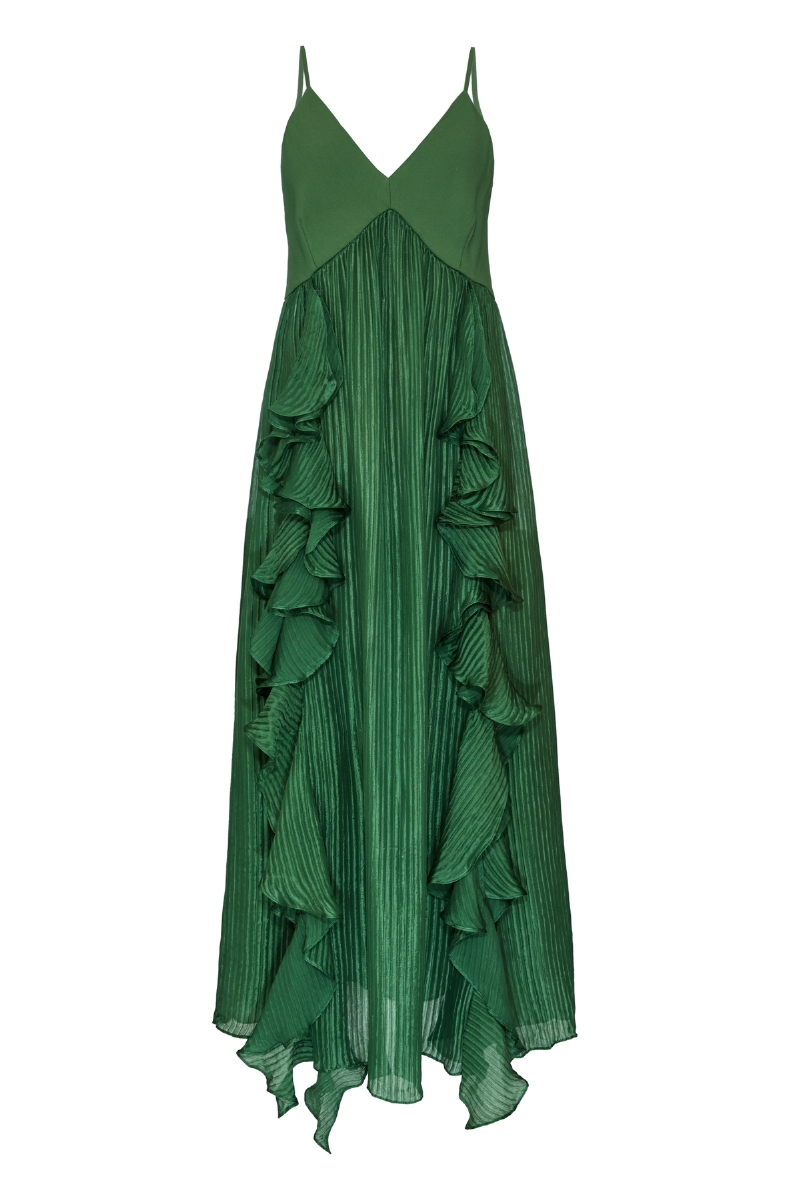 Vestido Espirais Verde