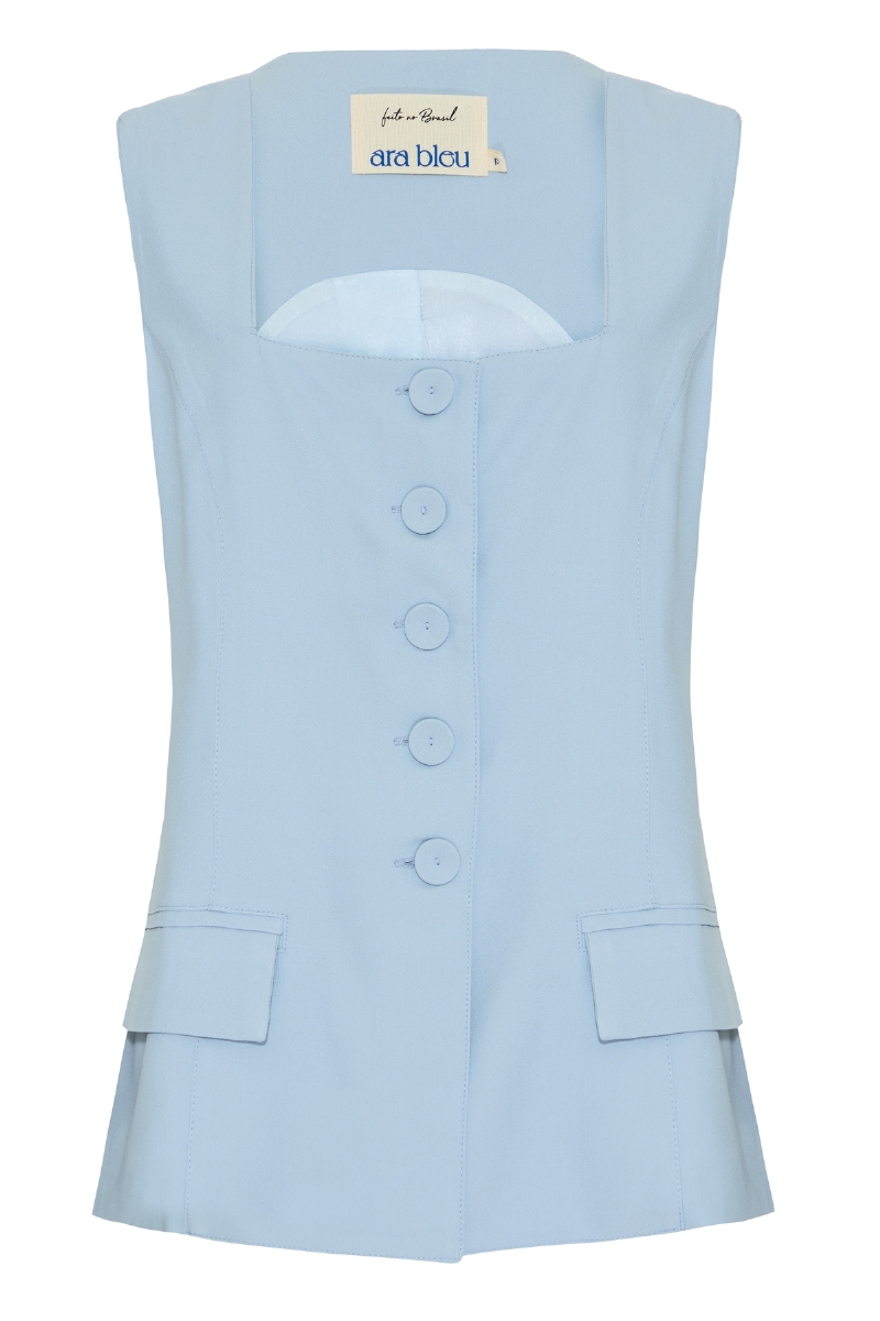Colete Dia Azul Claro