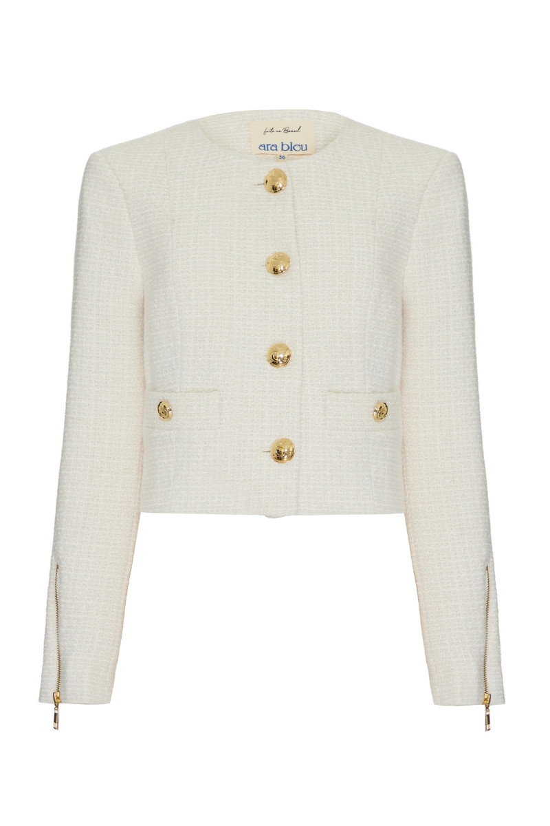 Casaco Clássico Off White