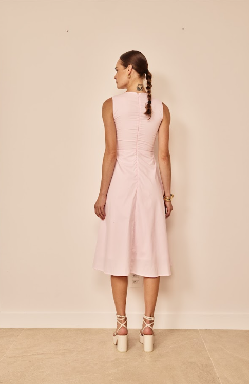 Vestido Elis Rosa