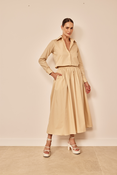 Camisa Classico 22 Bege