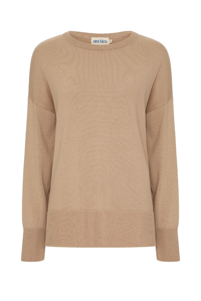 Conjunto de Tricot Calma Bege