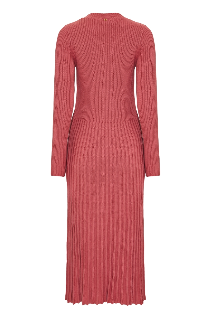 Vestido Tricot Pousada Rosa