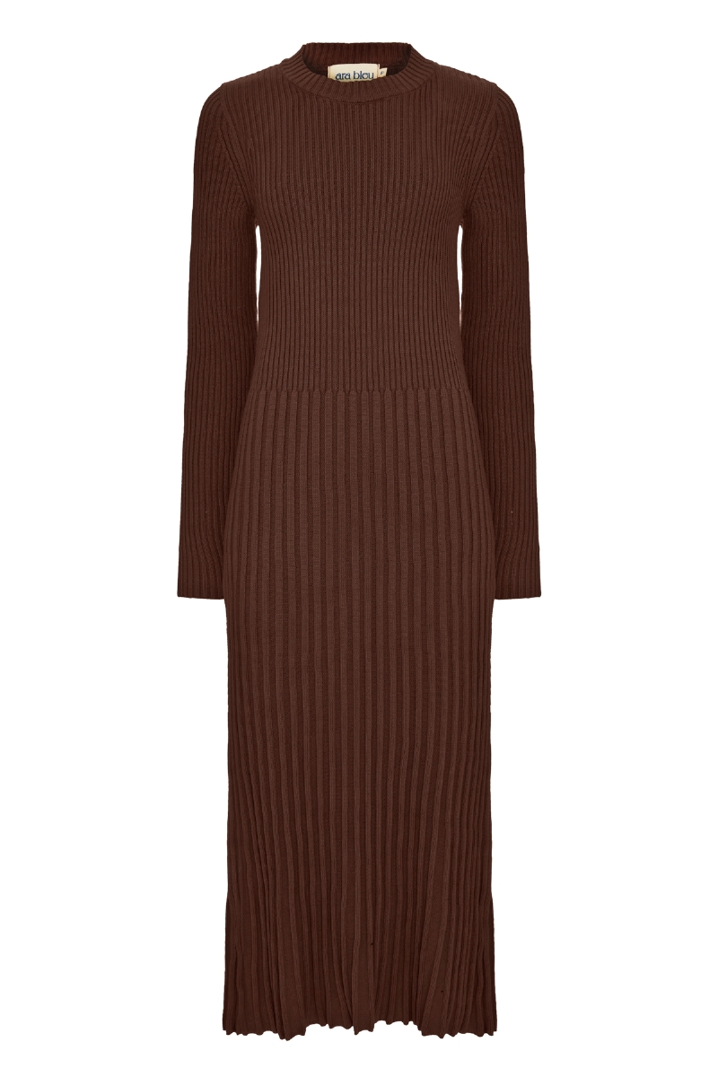 Vestido Tricot Pousada Marrom
