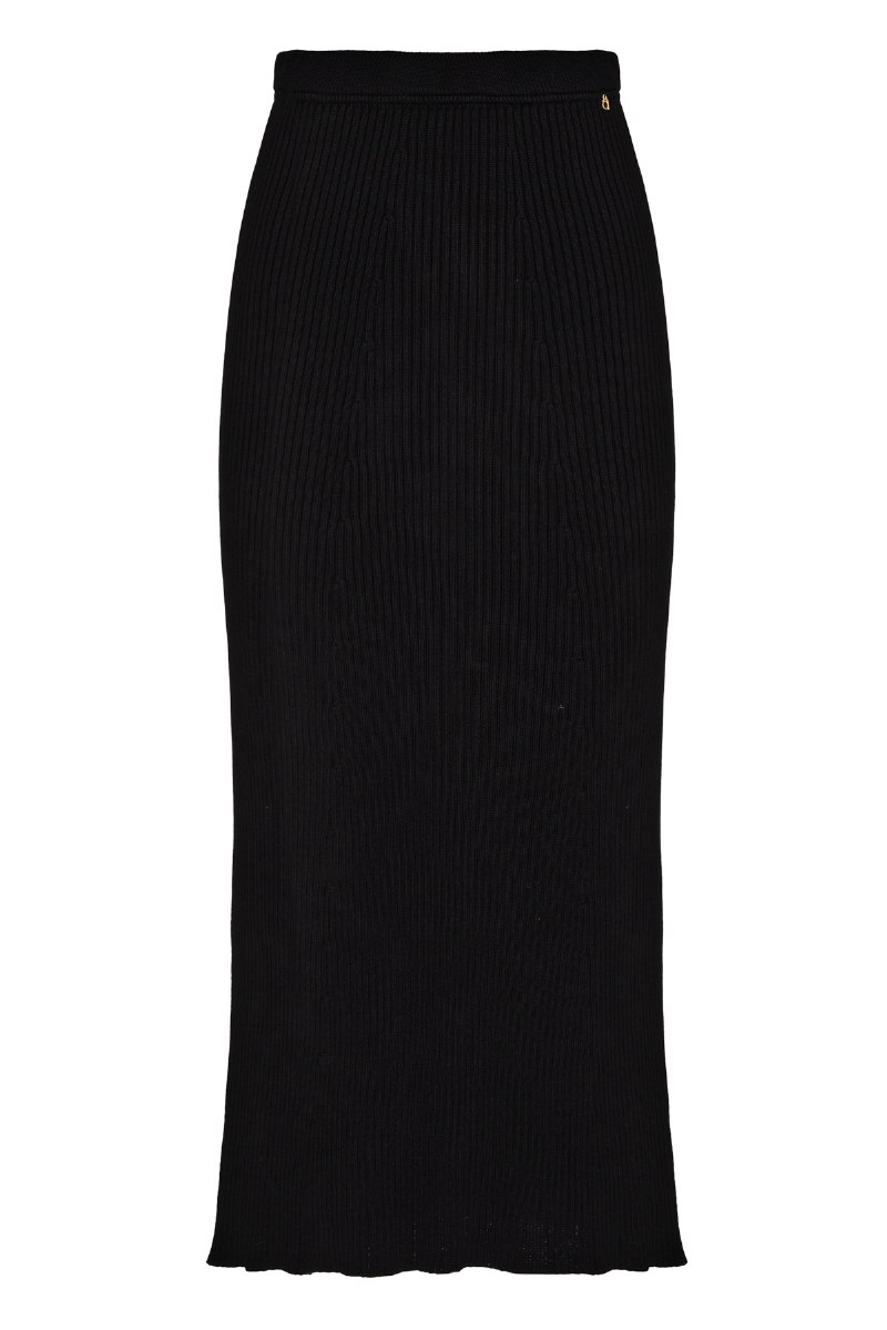 Saia de Tricot Escala Preta
