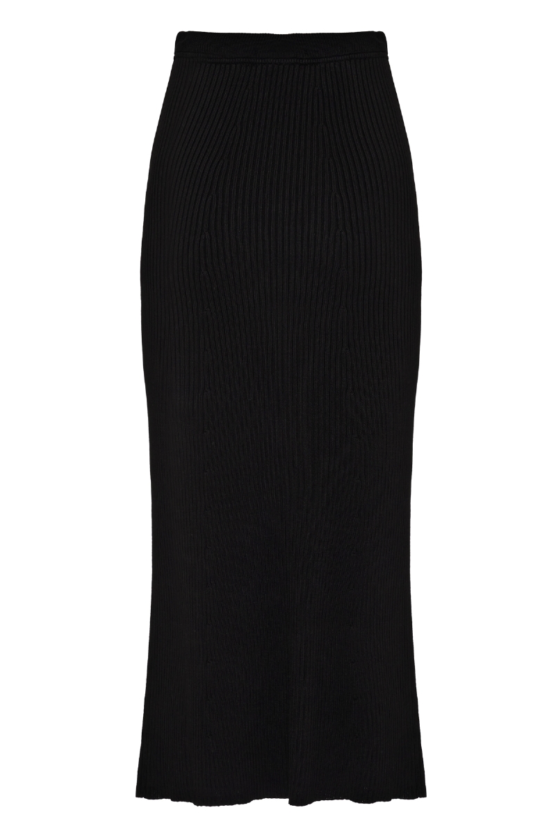 Saia de Tricot Escala Preta