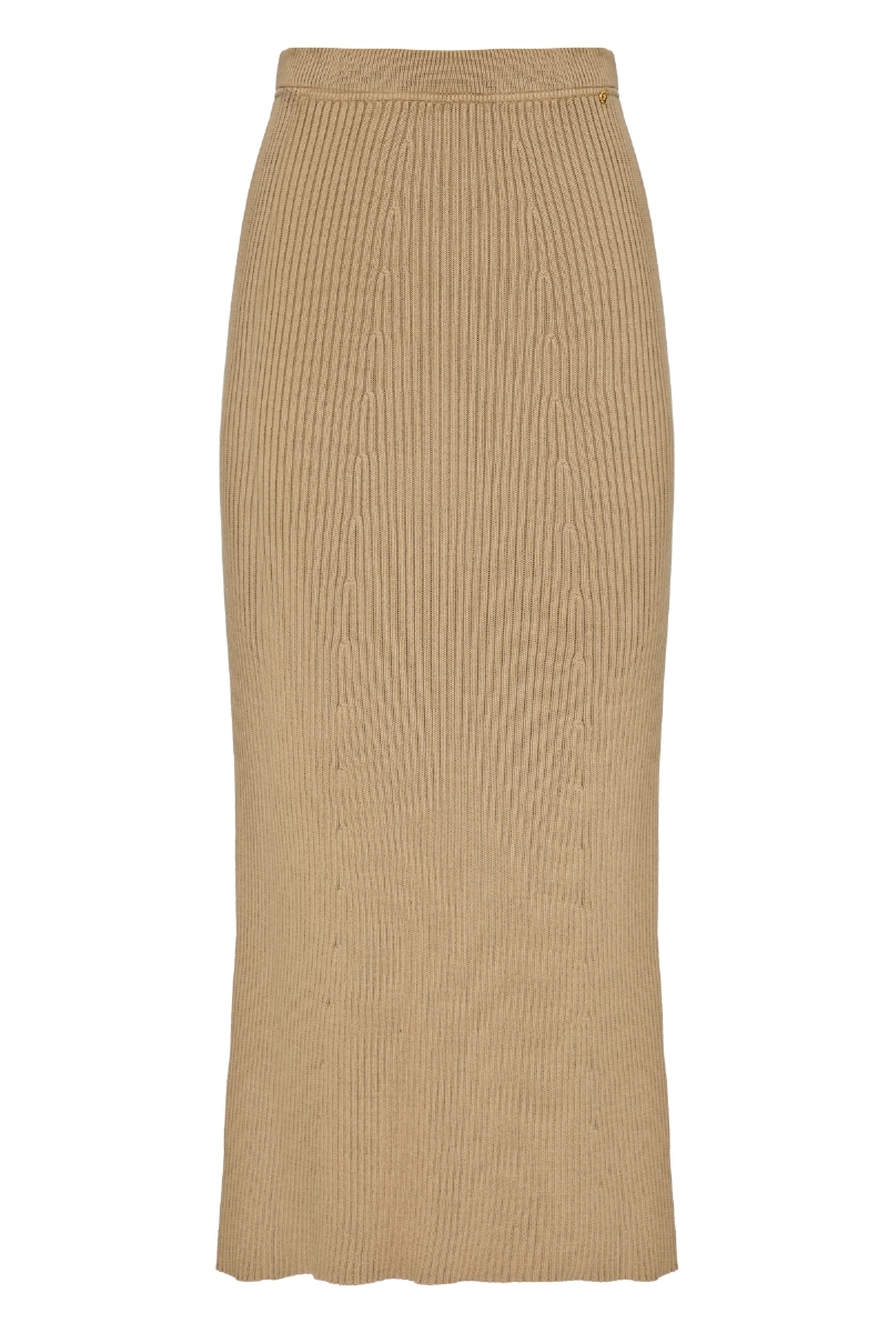 Saia de Tricot Escala Bege
