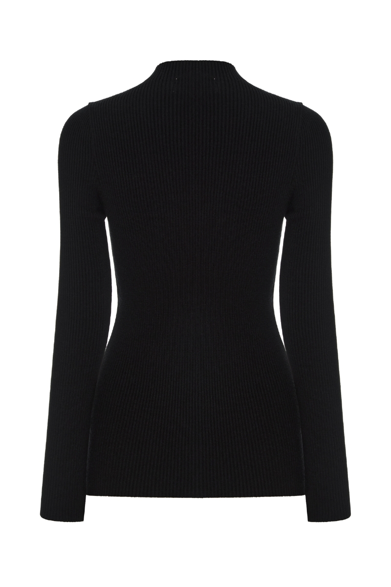 Blusa de Tricot Ternura Preta