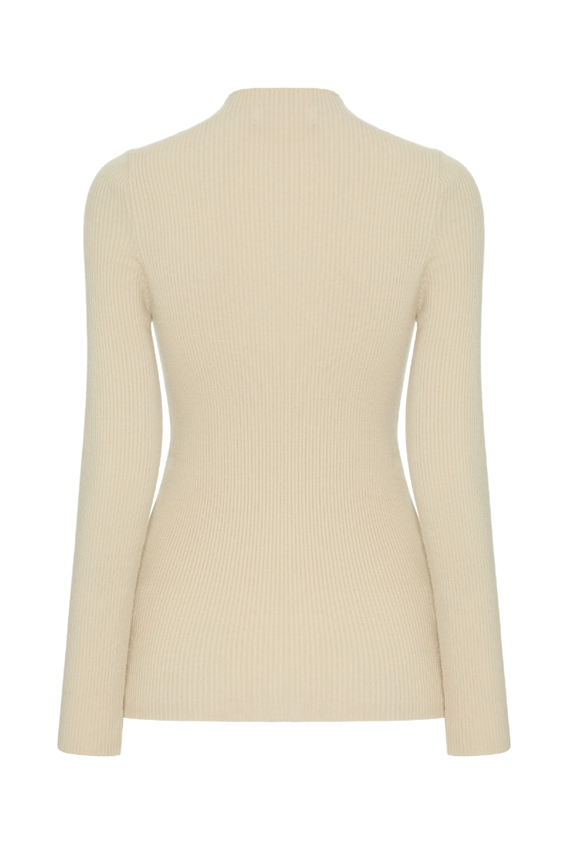 Blusa de Tricot Ternura Bege